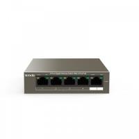 TENDA TEG1105P 5 PORT 10/100/1000 4xPOE 63W YONETILEMEZ SWITCH 4+1